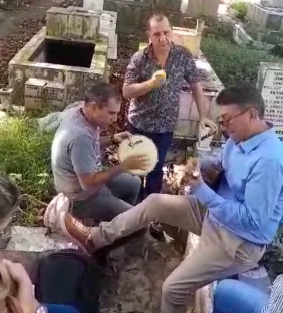 Filhos vão ao Santa Izabel e fazem samba em data de aniversário do pai falecido