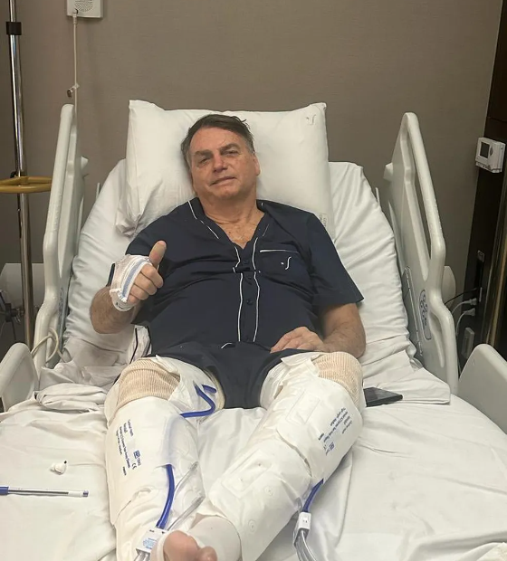 Bolsonaro tem alta de hospital após tratamento para erisipela