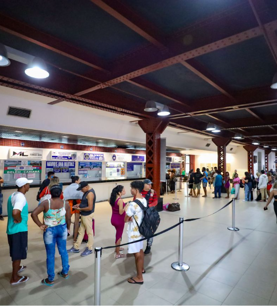 Oitenta mil pessoas devem passar pelo Terminal Hidroviário de Belém neste mês de julho