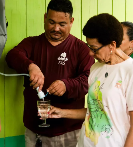 Sistema de captação de água diminui impactos de estiagem de 2025 no Amazonas e no Pará