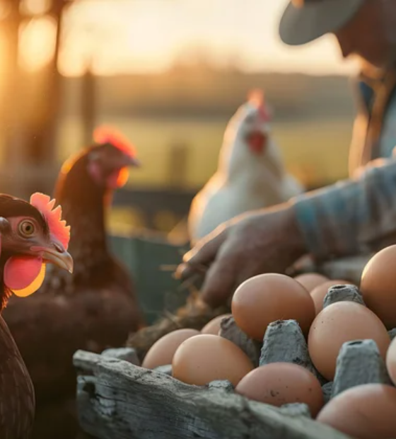 Com alta nos preços dos ovos, EUA confirmam 1º caso humano de gripe aviária via gado