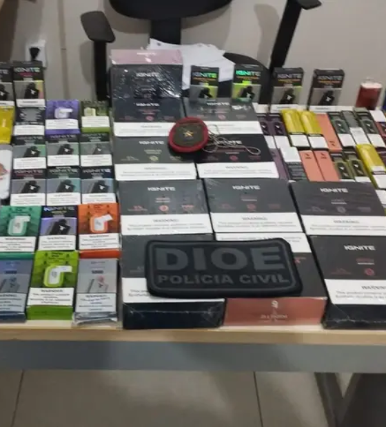 Homem é preso por comercializar cigarros eletrônicos falsificados no centro de Belém