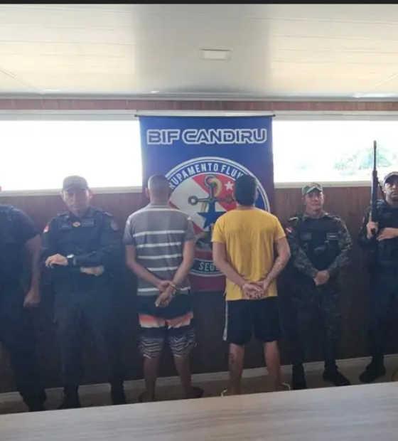 Equipe da Base Fluvial Candiru cumpre mandados de prisão durante fiscalização