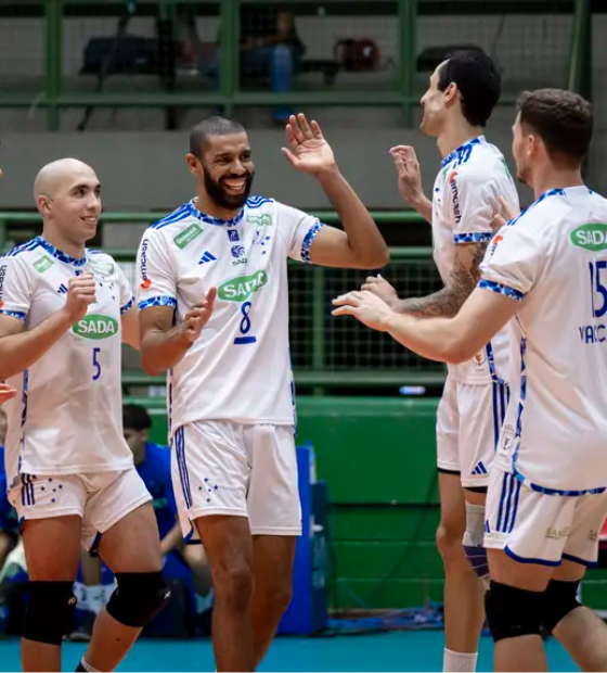 Sada Cruzeiro e Vôlei Renata já estão em Belém para jogo da Superliga de Vôlei Masculino
