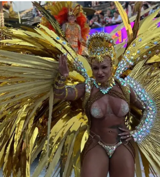  Musa de escola de samba morre aos 38 anos após sofrer enfarte horas depois de desfilar