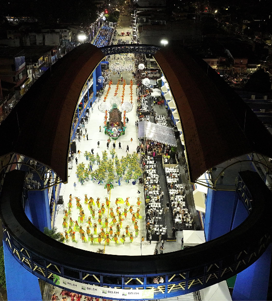 Mocidade Olariense abre os desfiles de carnaval na Aldeia Amazônica