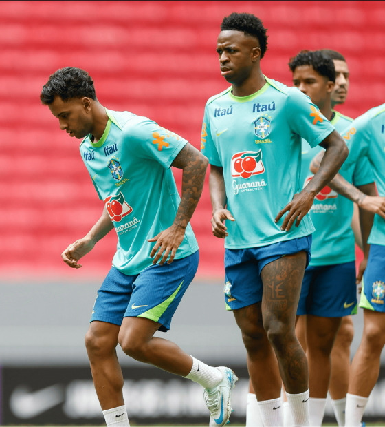  Seleção começa duelo contra Argentina com Wesley e Matheus Cunha 