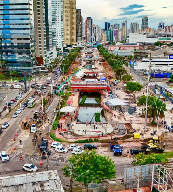 Tráfego será interrompido na Rua Belém para interligação da rede de esgoto
