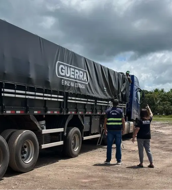Sefa apreende 14 toneladas de fumo sem nota fiscal em Marabá