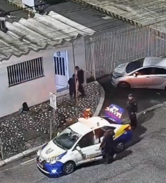 Homem que vinha furtando cabos de energia elétrica na Praça Santuário é preso