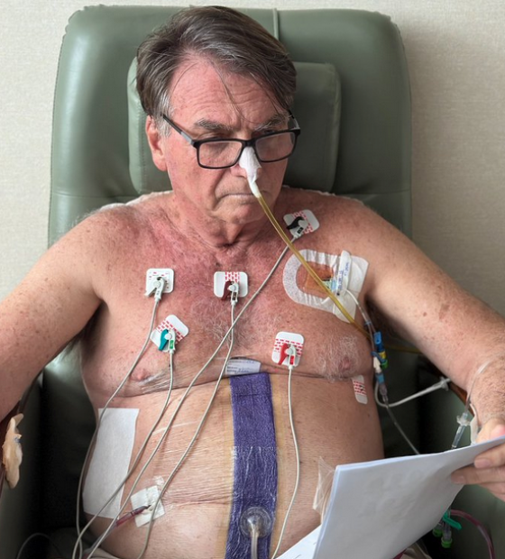 Bolsonaro segue na UTI com 'boa evolução' e 'sem dor', diz novo boletim médico