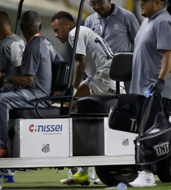 Santos confirma lesão de Neymar, que vê sonho de disputar Copa de 2026 mais longe