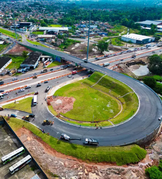 Viaduto da BR-316 com Av. Independência será liberado para tráfego nesta quarta 