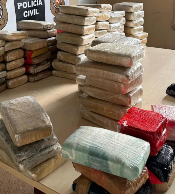 Polícia Civil apreende mais de 117 kg de drogas em Juriti