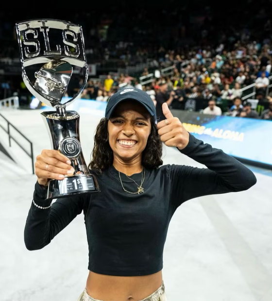 Rayssa Leal vence em Miami e conquista a 13ª vitória em etapas da Street League Skateboarding