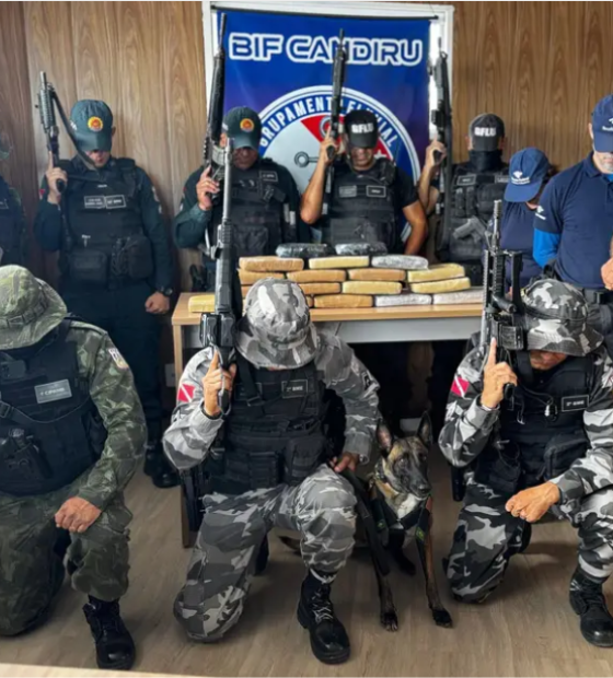 Fiscalização da Base Candiru apreende mais de 22kg de entorpecentes em Óbidos