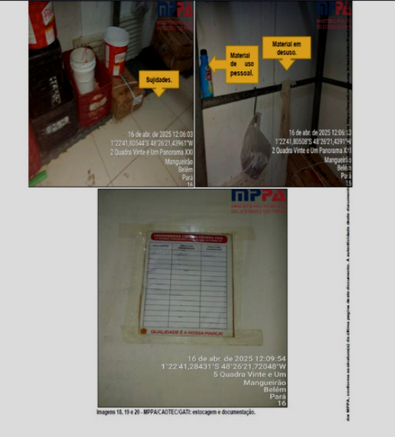 Supermercado em Belém descumpre TAC e MPPA pede execução por irregularidades sanitárias e estruturais