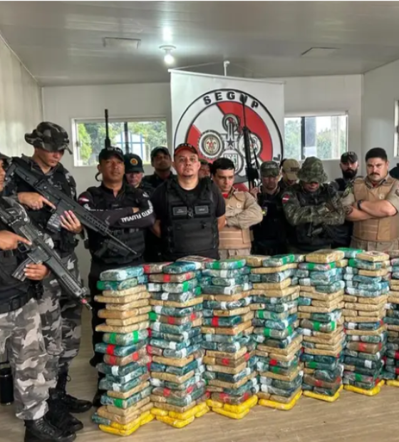 Agentes de segurança apreende mais de uma tonelada de entorpecentes em uma semana no Marajó