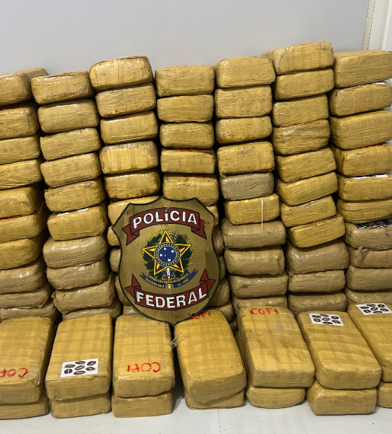 PF e FAB prendem dois homens em flagrante por tráfico interestadual de drogas no Pará