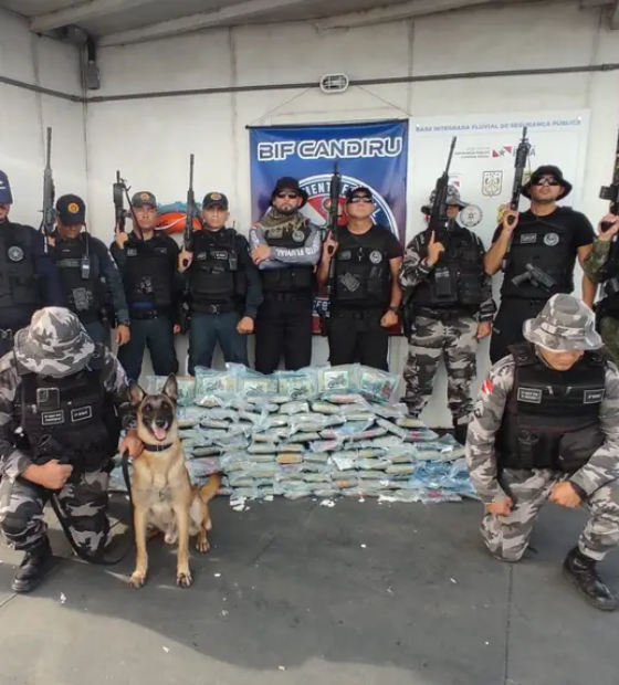 PM apreende cerca de 130 quilos de drogas em fiscalização no Baixo Amazonas
