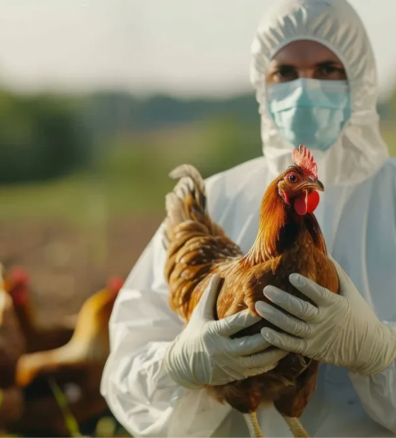 Trabalhador de granja no RS com foco de gripe aviária é isolado por suspeita de infecção