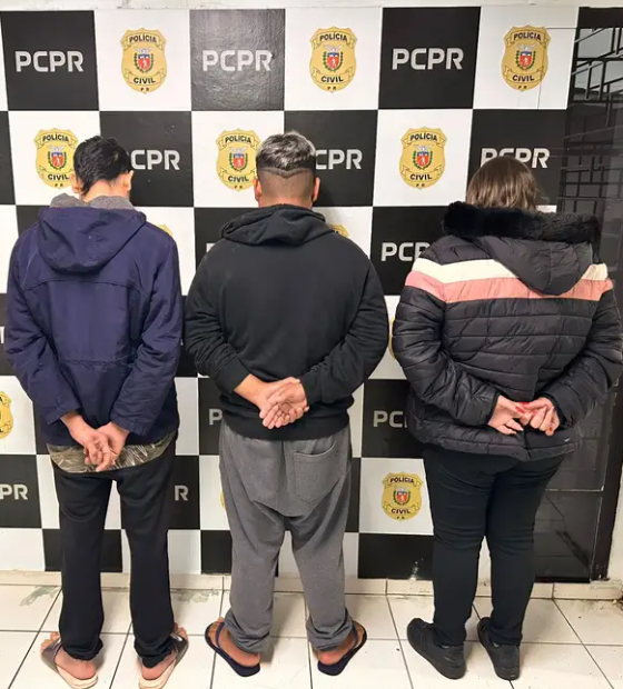 Polícia Civil prende, no Paraná, trio que gerou prejuízos de R$ 200 mil por golpes