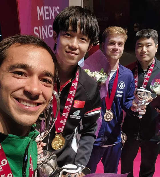 Federação Internacional de Tênis de Mesa anuncia Mundial no Rio diante de ascensão de Calderano