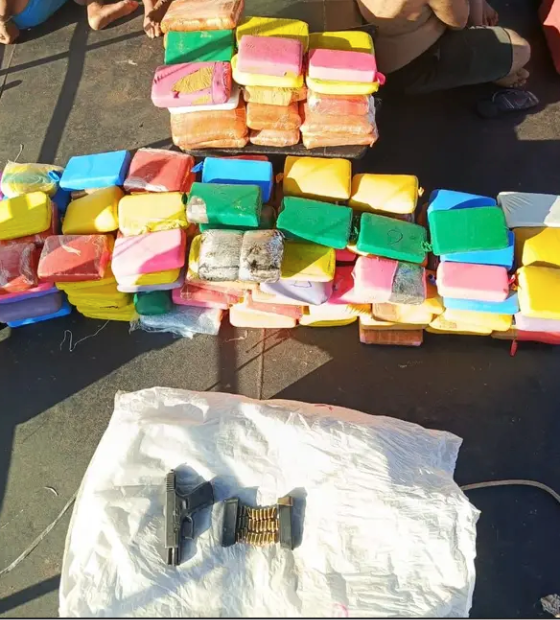 PM apreende cerca de 300 kg de entorpecentes