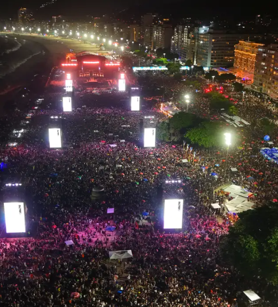 Show de Lady Gaga em Copacabana entra para o 'Guinness Book’, o livro dos recordes