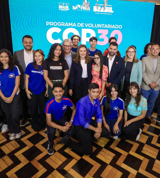 Inscrições para trabalhar como voluntário na COP30 vão até esta terça, 10