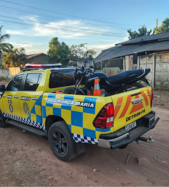 Detran recupera motocicleta com registro de furto em Operação Junina em Novo Progresso