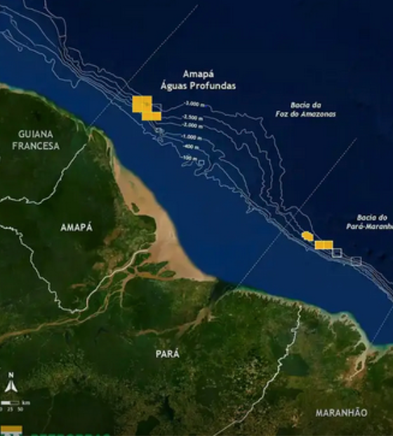 MPF vai à Justiça para suspender leilão de 47 blocos de petróleo na foz do Amazonas