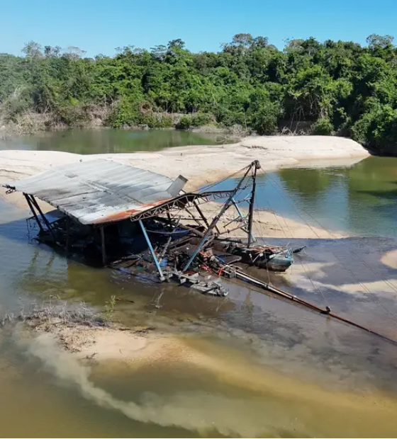Operação “São Benedito” desmonta garimpo ilegal no sudoeste do Pará