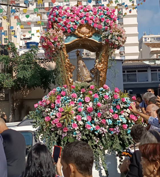 Imagem Peregrina de Nossa Senhora de Nazaré encerra viagem ao Rio de Janeiro