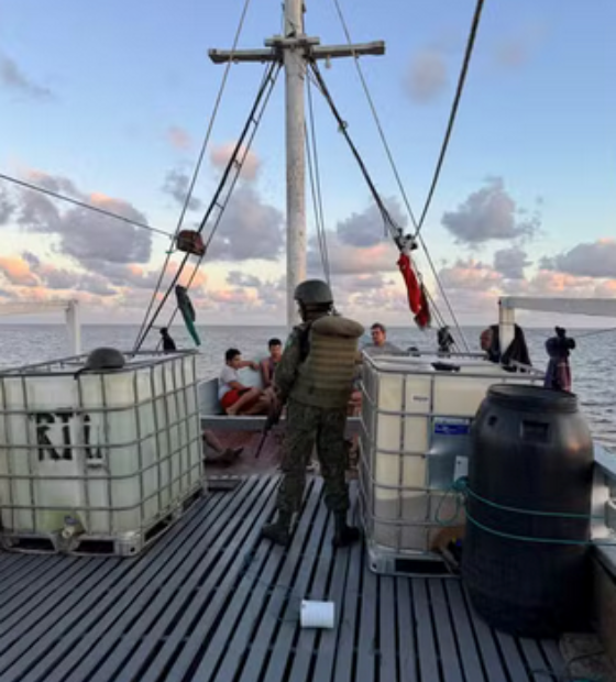 Embarcação com carga irregular vinda do Suriname é apreendida na costa do Pará