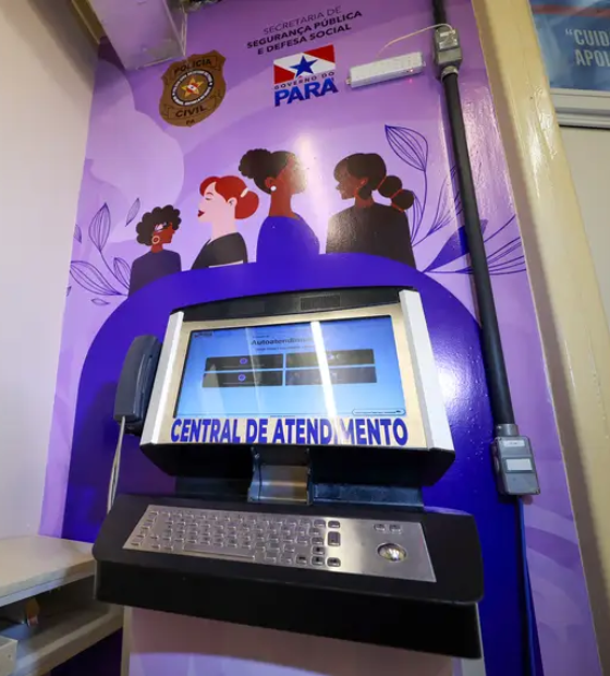 Usina da Paz na Terra Firme agora conta com totem de atendimento à mulher