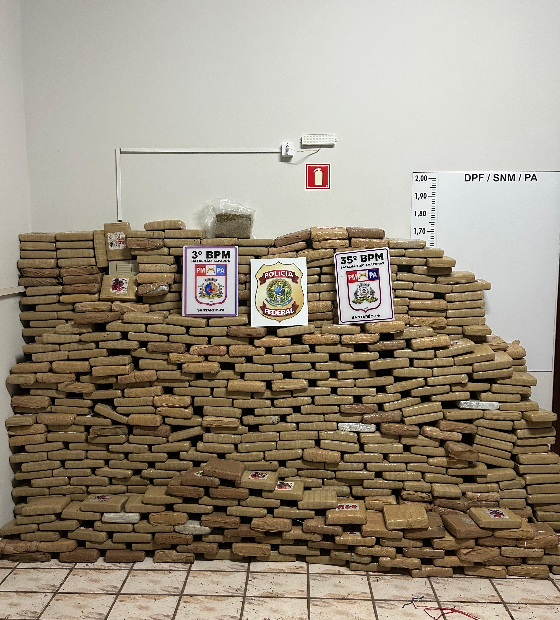 Ação conjunta entre PF e Polícia Militar resulta em grande apreensão de droga