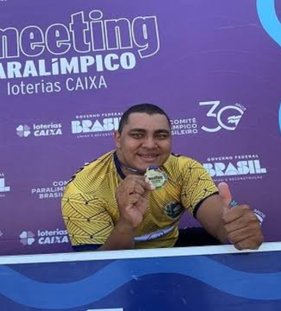 Aluno da Ufopa conquista medalhas de ouro no Meeting Paralímpico Loterias Caixa