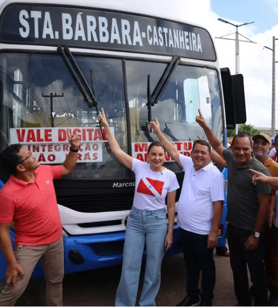 Santa Bárbara do Pará fortalece integração à RMB com novos ônibus