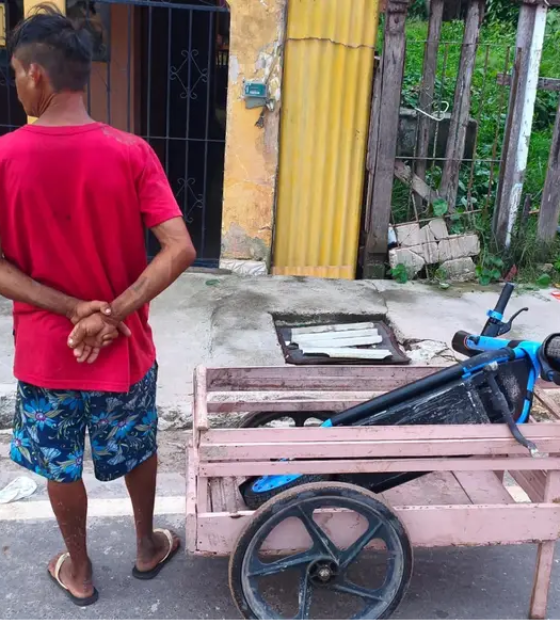 PM recupera patinete elétrico furtado e prende suspeito no bairro da Terra Firme