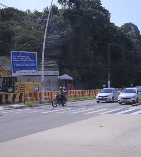 Trânsito em trecho da Augusto Montenegro será alterado a partir desta terça, 12