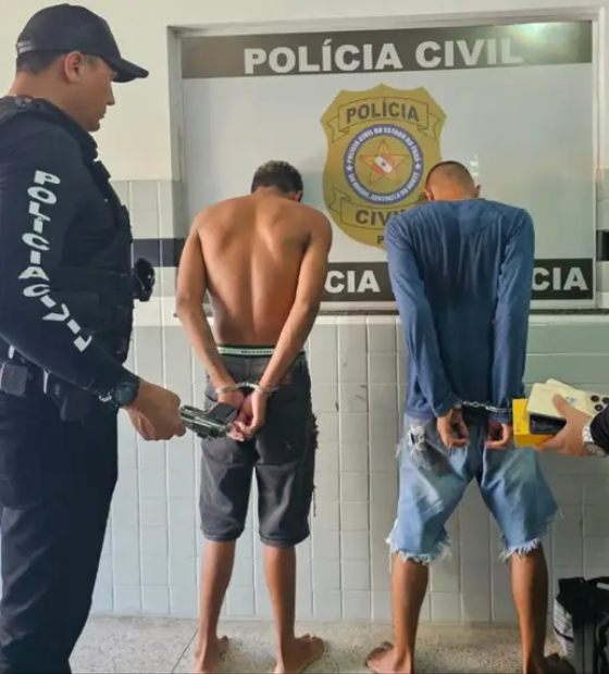 Polícia Civil prende dupla em flagrante por roubo majorado e organização criminosa