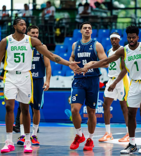 Seleção masculina de basquete erra muito, mas ganha do Uruguai na largada da Americup