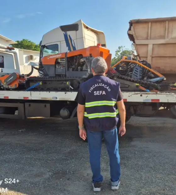 Sefa apreende R$ 138 mil em peças para máquinas e equipamentos no sudeste do Pará