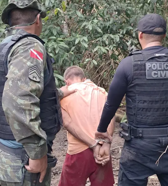 Polícia Militar prende, em flagrante, suspeito de estupro contra idosa, em Breves