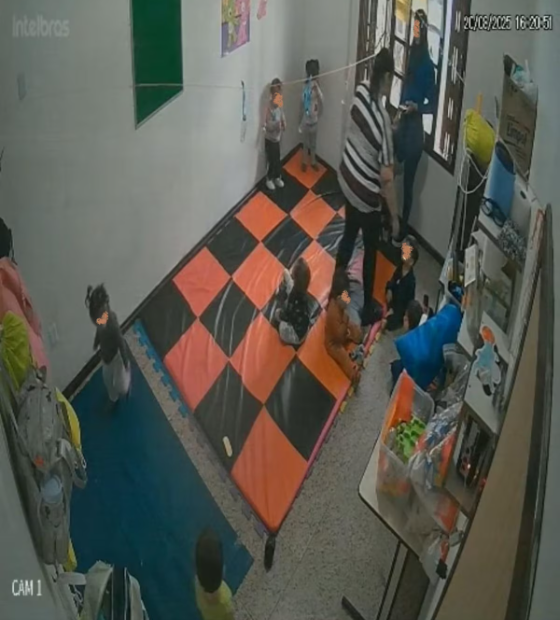 Professora é investigada por agredir bebê de 1 ano e meio em escola particular
