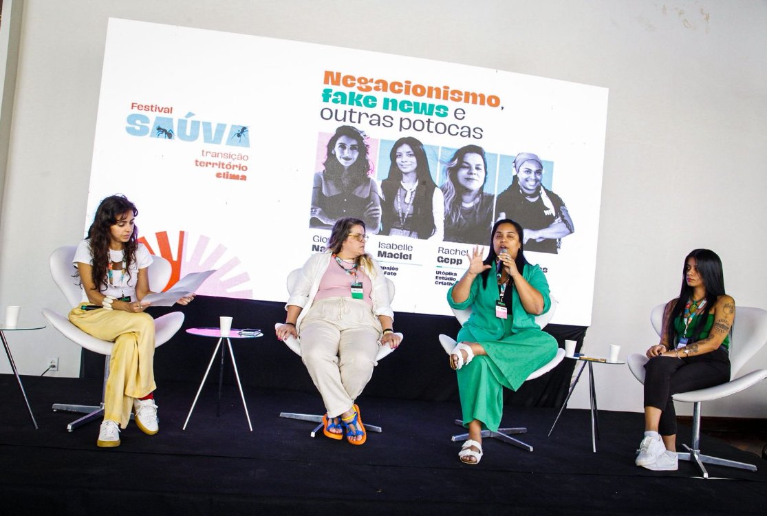 Combate a fake news e “distrações climáticas” são debatidos no Festival Saúva