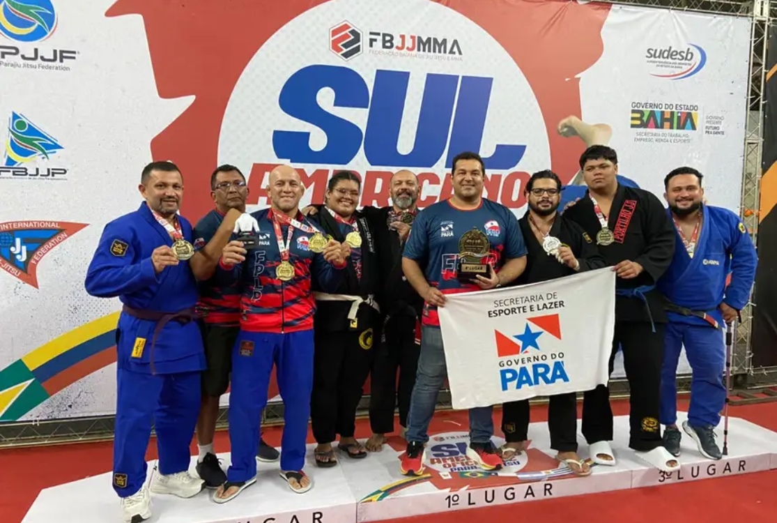 Pará conquista 9 medalhas no Sul-Americano de Jiu-Jitsu