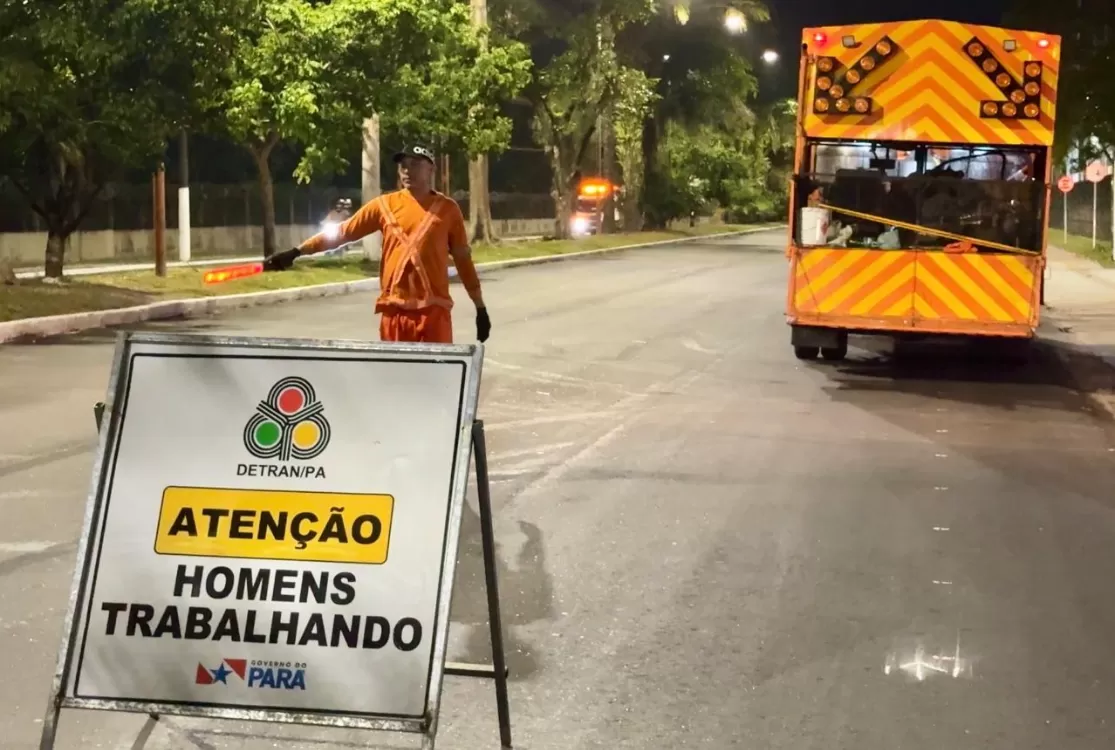 Detran intensifica sinalização na capital em preparação para a COP30 e o Círio de Nazaré