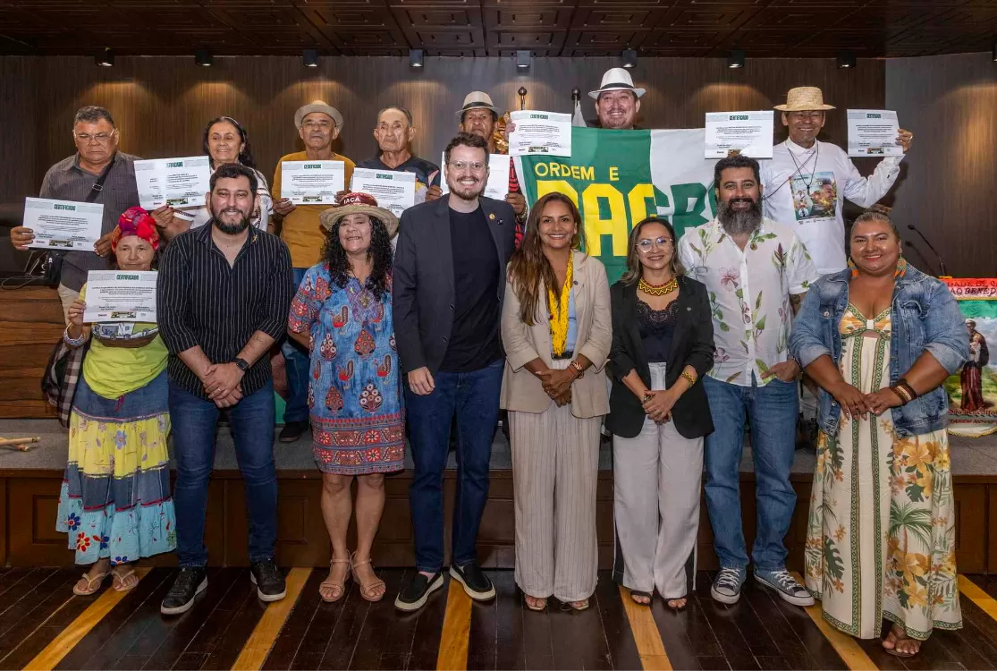 Mestres do Carimbó recebem homenagem da Alepa em Santarém